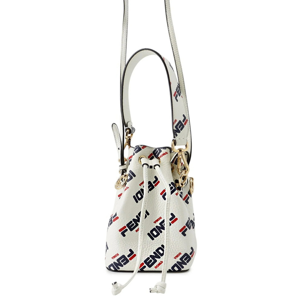 FENDI Red Leather Shoulder Bag